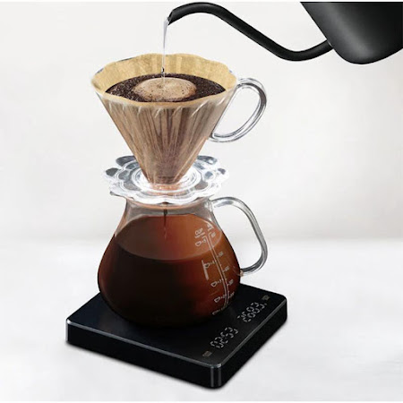 Kaffevægt med timer og høj præcision
