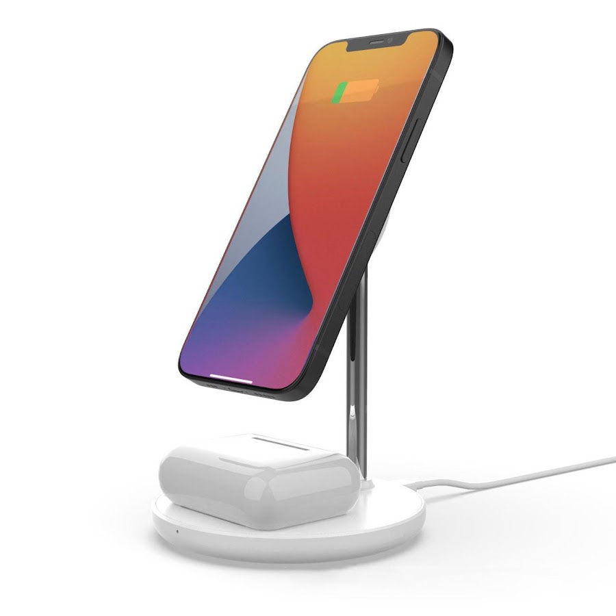 Trådløs 2-i-1 Mobiloplader på hele 15w