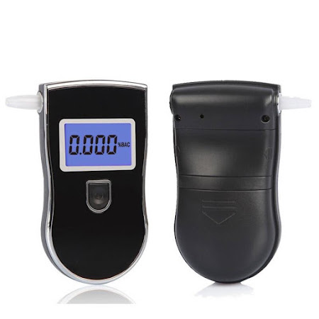 Alkometer Alkoholtester Pro. Inkl. 5 mundstykker