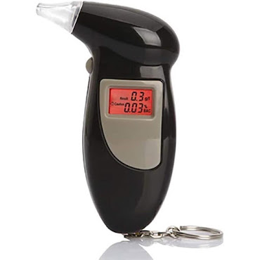 Alkometer - Alkoholtester inkl. 4 mundstykker