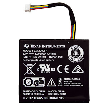 Org. batteri til TI Nspire CX, CX CAS samt Touchpad (3.7L1060SP/3.7L1200SP)