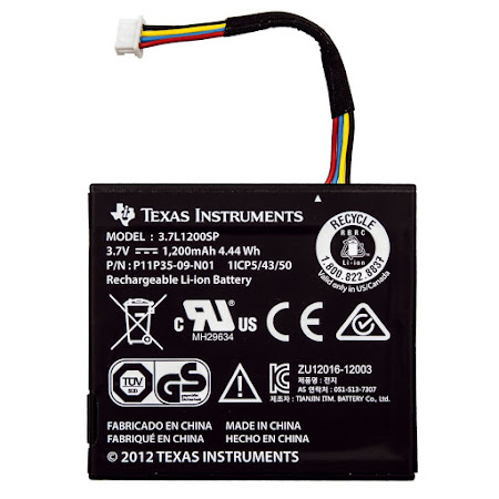 Org. batteri til TI Nspire CX, CX CAS samt Touchpad (3.7L1060SP/3.7L1200SP)