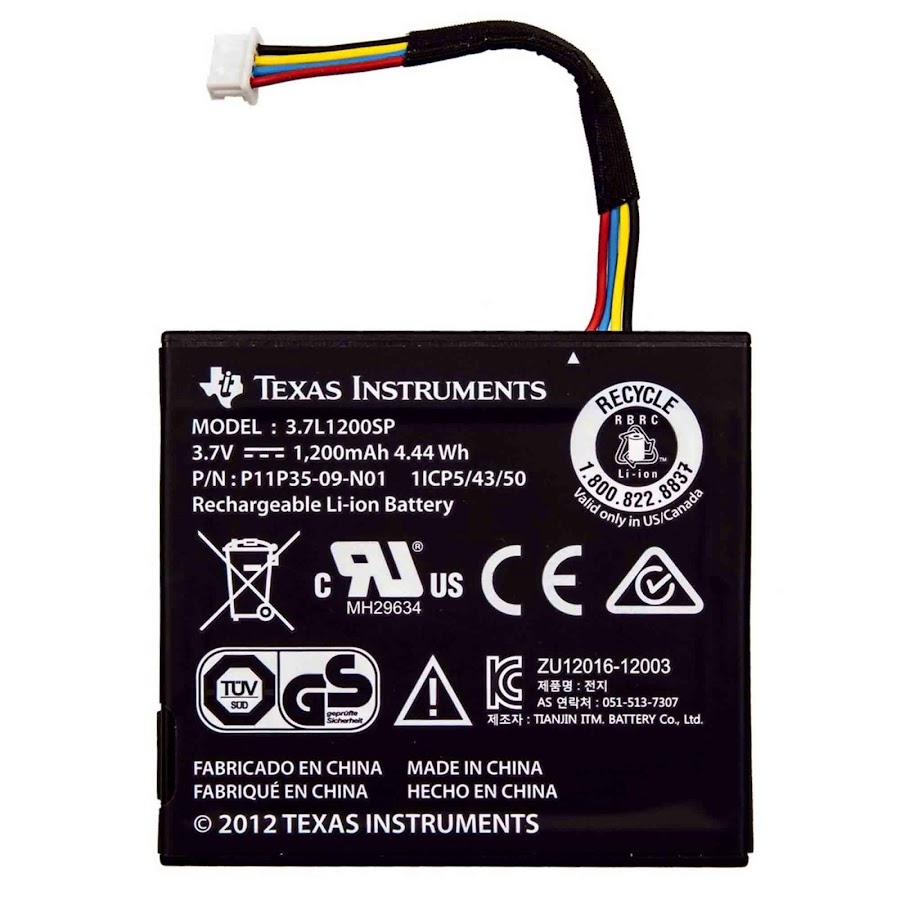 Org. batteri til TI Nspire CX, CX CAS samt Touchpad (3.7L1060SP/3.7L1200SP)