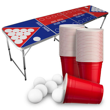 broderi Eve Tremble Beer Pong Bord til det populære Beer Pong spil