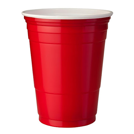 Beer Pong Sæt med Flip Cup inkl. 50 krus og 6 bolde