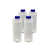 4 stk. DeLonghi vandfilter. Kompatibelt vandfilter (CMF006 / DLS C002)