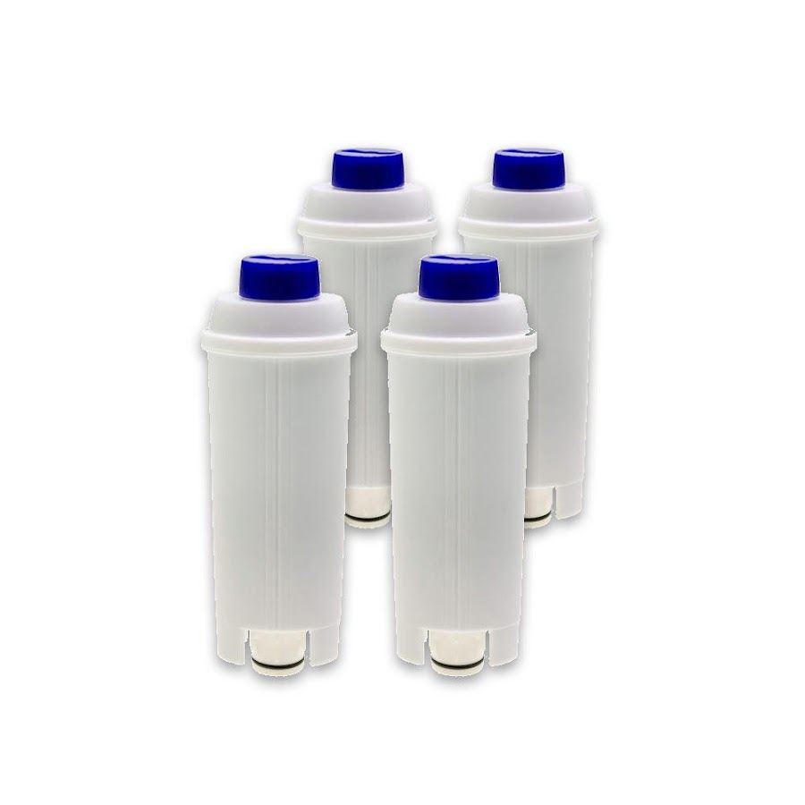 4 stk. DeLonghi vandfilter. Kompatibelt vandfilter (CMF006 / DLS C002)