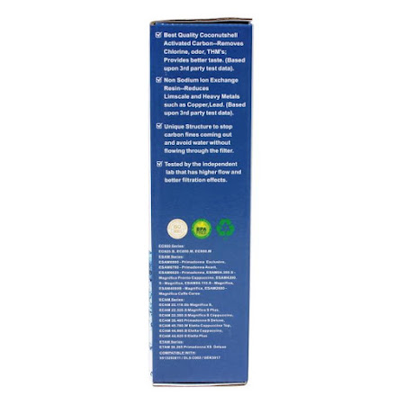 10 stk. Gastroback vandfilter. Kompatibelt vandfilter (CMF006 / DLS C002)