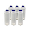 6 stk. Gastroback vandfilter. Kompatibelt vandfilter (CMF006 / DLS C002)