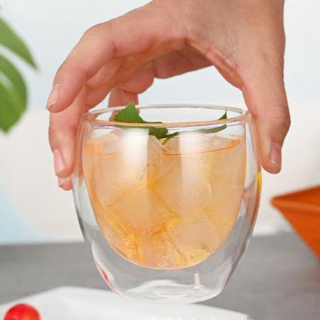 Gennemsigtig kaffekop 80ml i glas 4 stk.