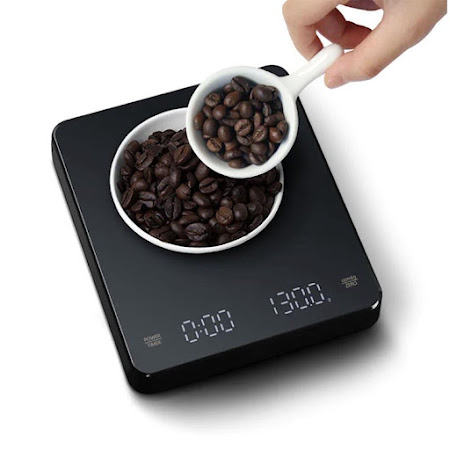 Kaffevægt med timer og høj præcision
