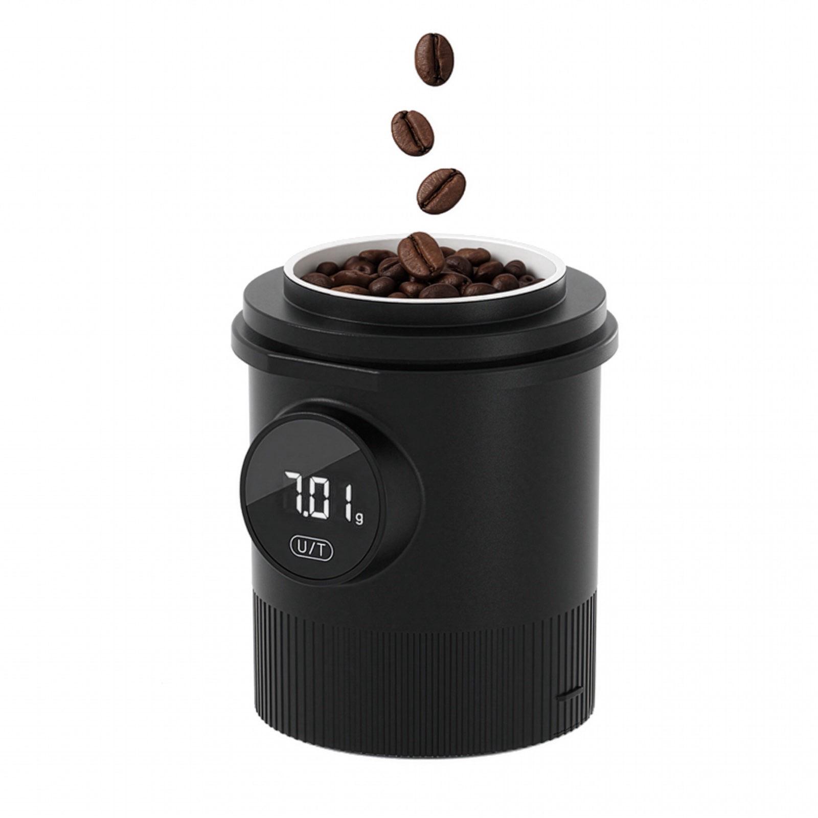 Kaffevægt med indbygget målebæger