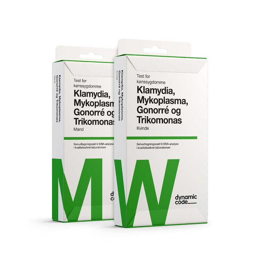Hjemmetest Klamydia, Mycoplasma, Gonoré & Trichomonas Kvinde (DNA)