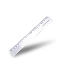Lineal, 20 cm, Transperant