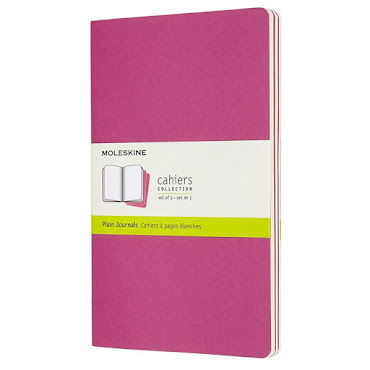 3 x Cahier Journal Large Pink