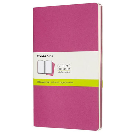 3 x Cahier Journal Large Pink