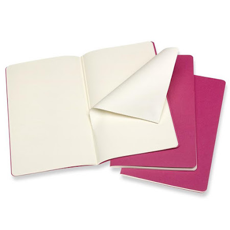 3 x Cahier Journal Large Pink
