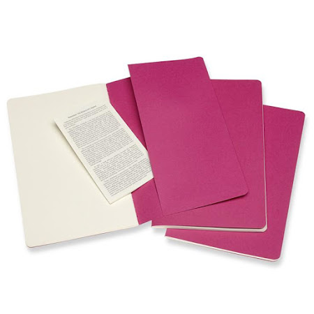 3 x Cahier Journal Large Pink