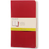 3 x Cahier Journal Large Rød