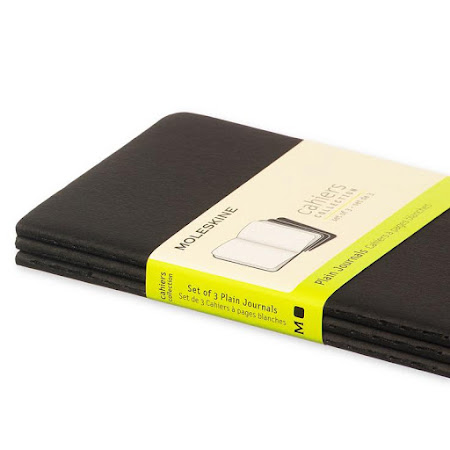 3 x Cahier Journal Pocket Black
