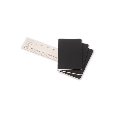 3 x Cahier Journal Pocket Black