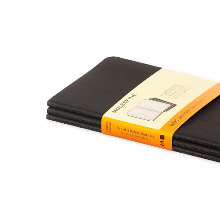 3 x Cahier Journal Pocket Black