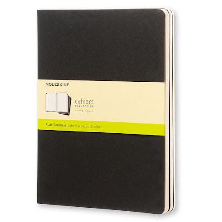 3 x Cahier Journal XL Black