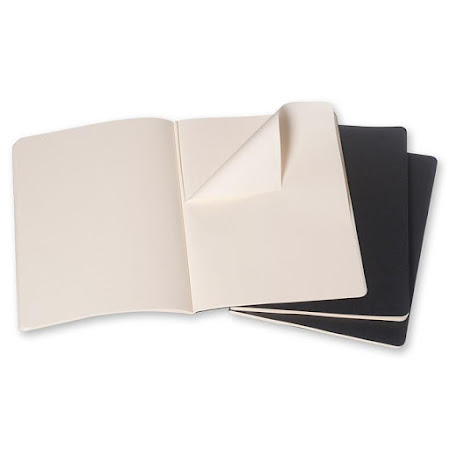 3 x Cahier Journal XL Black