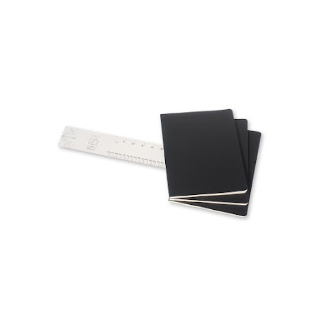3 x Cahier Journal XL Black