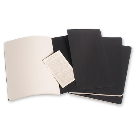 3 x Cahier Journal XL Black
