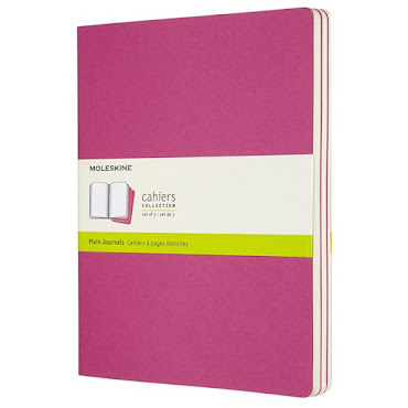 3 x Cahier Journal XL Pink