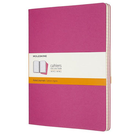 3 x Cahier Journal XL Pink