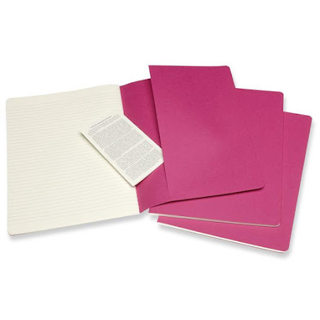 3 x Cahier Journal XL Pink