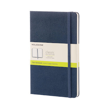 Classic Hard Cover Large Sapphire Blue
