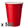 500 stk. Red Cups Røde Kopper (16 Oz.)