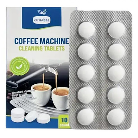 Rensetabletter til kaffe- og espressomaskiner