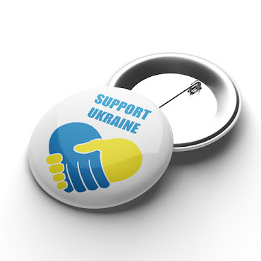 Støt Ukraine Badge (32 mm)