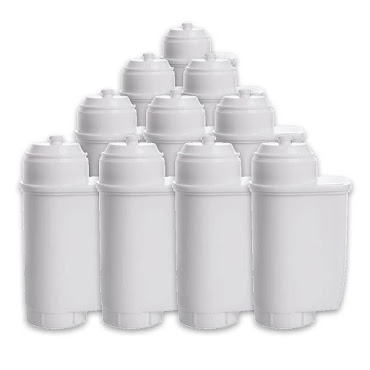 10 stk. Vandfilter til Bosch, Siemens, Neff, Gaggenau og Brita (CMF004 / TZ70003)