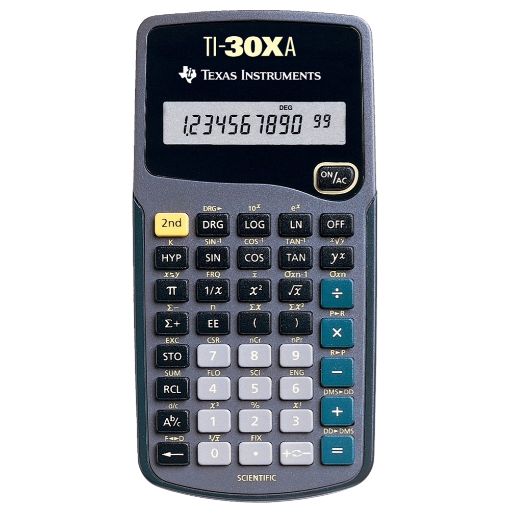 TI30 Xa videnskabelig lommeregner fra Texas Instruments